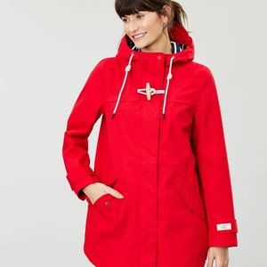 Joules Coast Red Waterproof Rain Jacket: Right As Rain Collection Size US 12